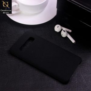 Samsung Galaxy S10 5G Cover - Black - Soft Shockproof Sillica Gel Case