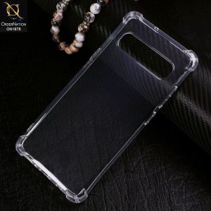 Samsung Galaxy S10 5G Cover - Soft 4D Design Shockproof Silicone Transparent Clear Case B68