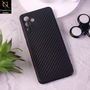 Samsung Galaxy A13 5G Cover - Black - Carbon Fiber Camera Protection Soft Case