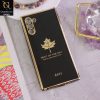 Samsung Galaxy Note 10 Cover - Design 1 - New Electroplating Borders Maple Leaf Camera Protection Soft Silicone Case