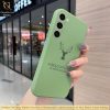 Samsung Galaxy S23 5G Cover - Light Green - ONation Bold Series - HQ Liquid Silicone Elegant Colors Camera Protection Soft Case